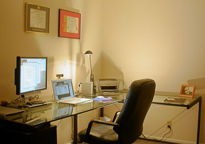 Desk and Work Area