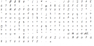 entire handwriting font picture-4