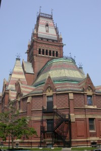 Memorial Hall that serves as the dining hall for freshmen.